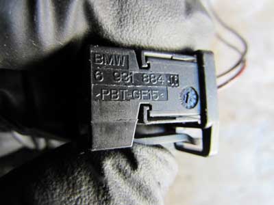 BMW 4 Pin Black Connector w/ Pigtail 2 Wire 69318844